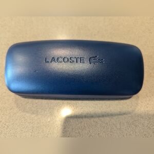 Lacoste Blue Eyeglass Case